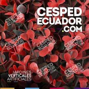 Jardin vertical Artifical Red Fire | Césped Ecuador